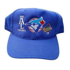 Vintage 1993 Toronto Blue Jays World Series Hat - AL Champs - Toronto Canada